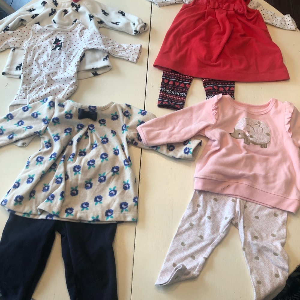 Baby girls 6 month outfit capsule!